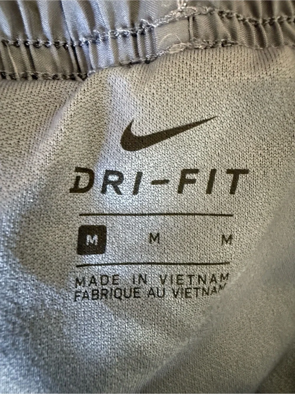 NIKE Womens Dri-Fit TEMPO Athletic Shorts Denim Blue Medium
